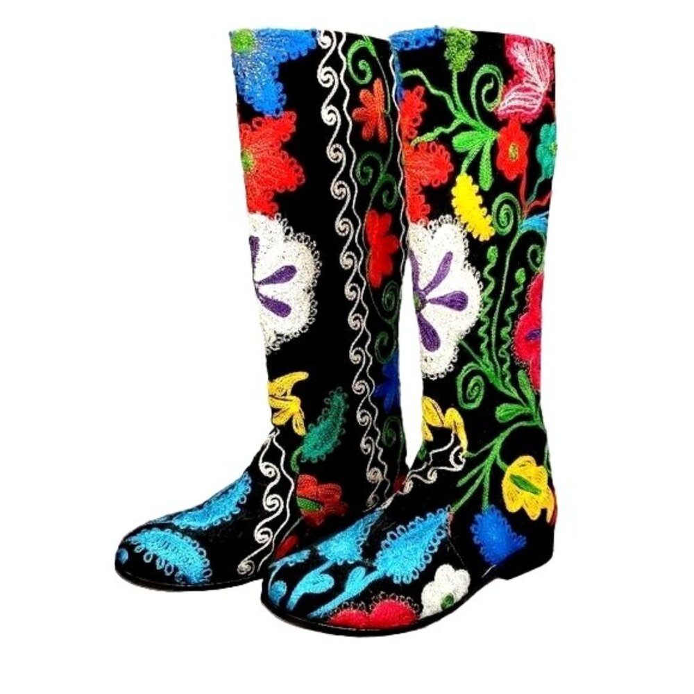 Coachella Festival Vintage Erkan Demir Artemis Boots Gyspy Suzani Mariachi Boho